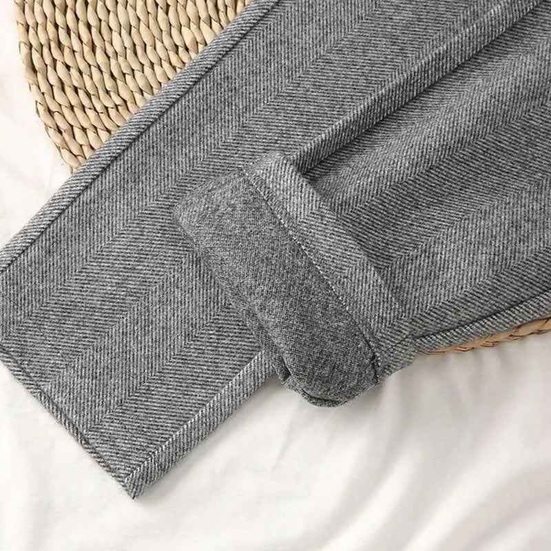 Woolen Pants Women'S Harem Pencil Pants 2026 Autum