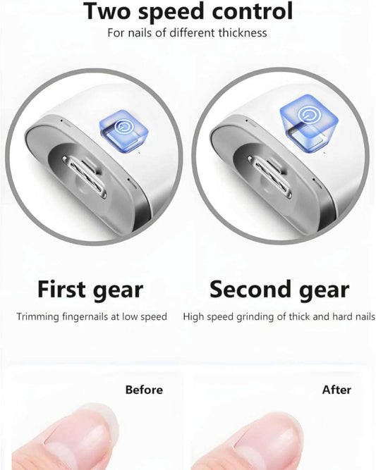 Make nail care safer, easier, and more convenient with this safety electric nail clipper, designed במיוחד for smooth and effortless trimming of thick nails. This aut