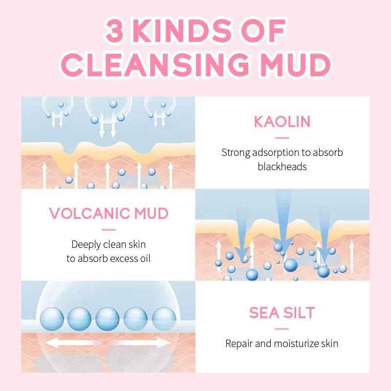Naturals Sakura Volcanic Mud Mask for Face Deep